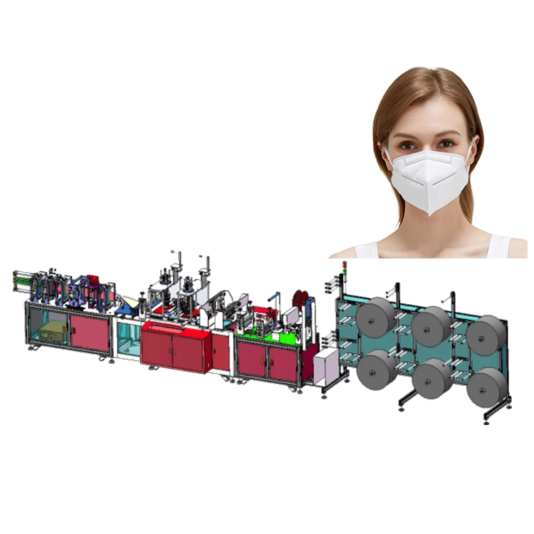 N95 Face Mask Machine Ffp2 Ffp3 Surgical Medical N95 Face Mask Machine