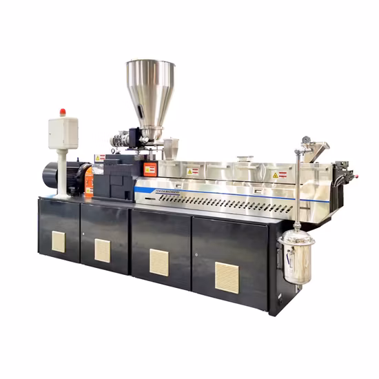 Mini Lab Plastic Masterbatch Polymer Compounding Parallel Co-Rotating Twin Screw Extruder