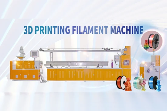 Filament d'imprimante 3D faisant la ligne d'extrusion de filament de PLA de coup d'oeil de machine Ligne de filament d'imprimante 3D