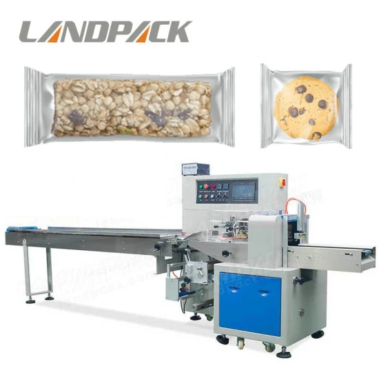 Landpack Lp-350b Card Scrubber Candy Bar Wrapper Machine d'emballage d'emballage d'enrubannage